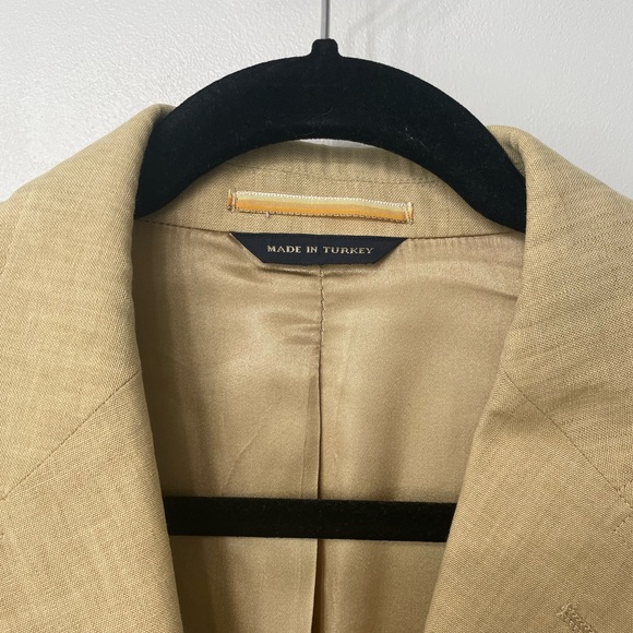 Banana Republic Mens Blazer Sport Coat Jacket Tan - Picture 2 of 7